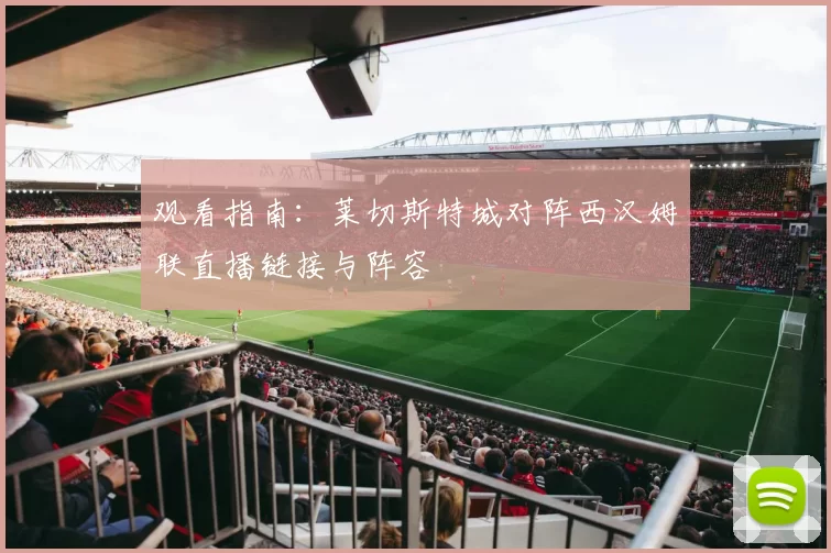 观看指南:莱切斯特城对阵西汉姆联直播链接与阵容