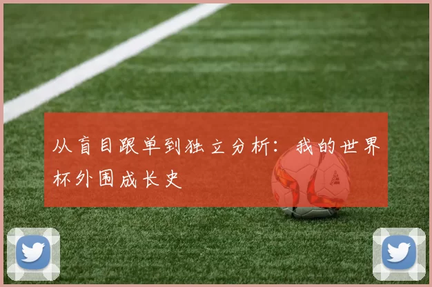 从盲目跟单到独立分析:我的世界杯外围成长史